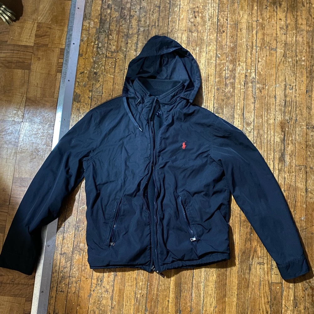 Polo Jacket with Hood